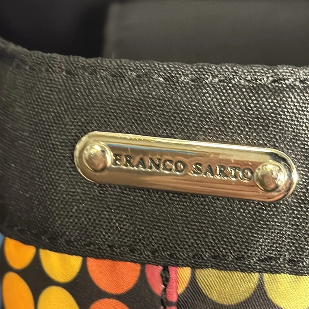 Franco Sarto Tote bag Colorful Striped with small mini bag snaps in or comes out